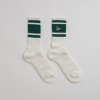 by Parra Signature Striped Crew Socks - Off White thumbnail