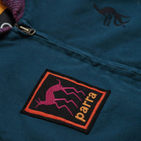 by Parra Skull Stalker Varsity Jacket - Washed Blue thumbnail