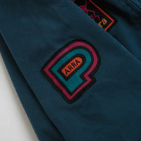 by Parra Skull Stalker Varsity Jacket - Washed Blue thumbnail