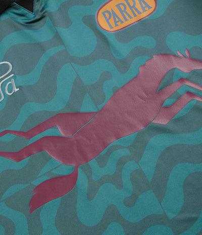 by Parra Sports Flage Polo Shirt - Deep Sea Green