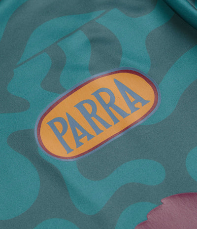 by Parra Sports Flage Polo Shirt - Deep Sea Green