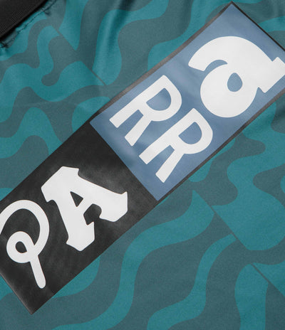 by Parra Sports Flage Polo Shirt - Deep Sea Green