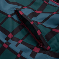 by Parra Squared Waves Pattern Track Jacket - Multi Check thumbnail