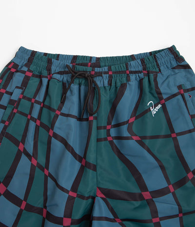 by Parra Squared Waves Pattern Track Pants - Multi Check