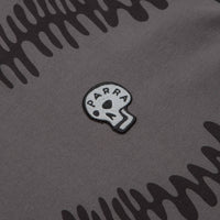 by Parra Stitched Skull Long Sleeve T-Shirt - Washed Brown thumbnail