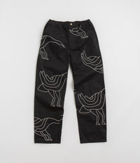 by Parra Stitched Up Duck Pants - Black