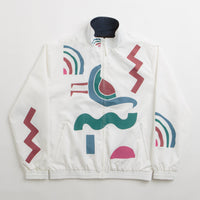 by Parra Tennis Maybe Track Jacket - White thumbnail