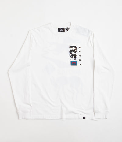 by Parra The Berry Farm Long Sleeve T-Shirt - White