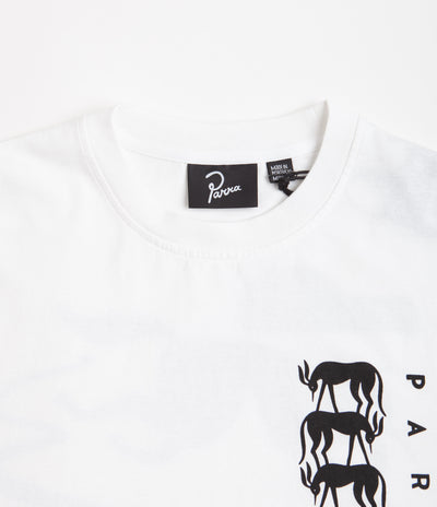 by Parra The Berry Farm Long Sleeve T-Shirt - White