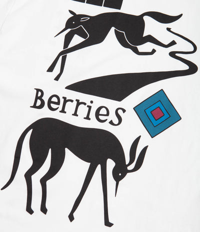 by Parra The Berry Farm Long Sleeve T-Shirt - White