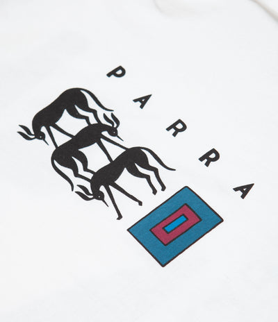 by Parra The Berry Farm Long Sleeve T-Shirt - White