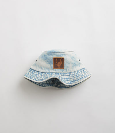 by Parra The Great Goose Bucket Hat - Washed Light Blue