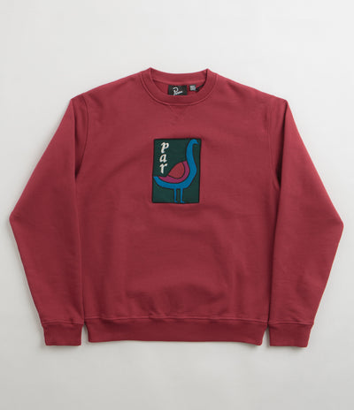 by Parra The Great Goose Crewneck Sweatshirt - Beet Red