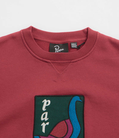 by Parra The Great Goose Crewneck Sweatshirt - Beet Red