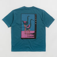 by Parra The Stand Off T-Shirt - Deep Sea Green thumbnail