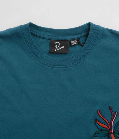 by Parra The Stand Off T-Shirt - Deep Sea Green