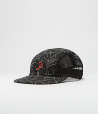 by Parra Trees In Wind Mesh Volley Cap - Black