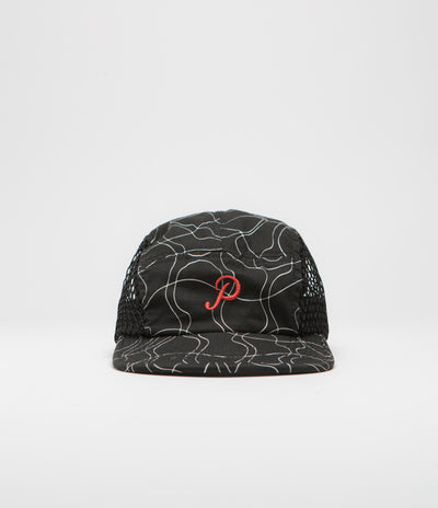 by Parra Trees In Wind Mesh Volley Cap - Black