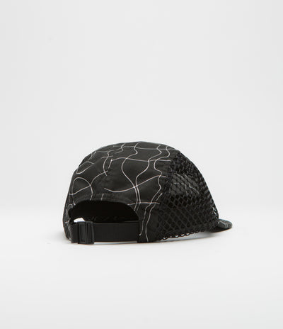 by Parra Trees In Wind Mesh Volley Cap - Black