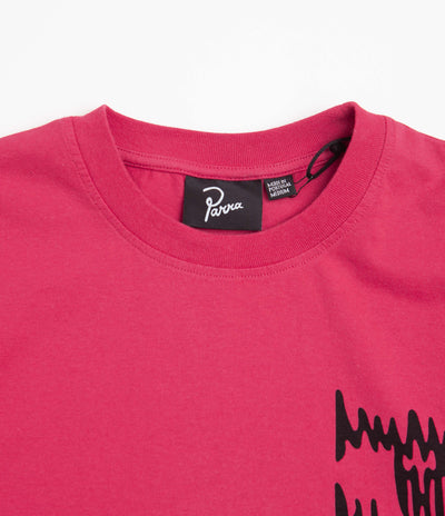 by Parra Wave Block Tremors T-Shirt - Purple / Pink