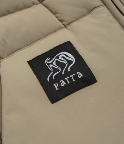 by Parra Waved Alien Puffer Vest - Tan