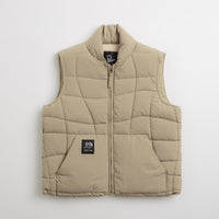 by Parra Waved Alien Puffer Vest - Tan thumbnail