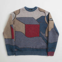 by Parra Your Street Knitted Sweatshirt - Blue thumbnail