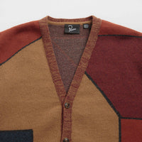 by Parra Your Stupid Shed Knitted Cardigan - Brown thumbnail