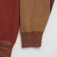 by Parra Your Stupid Shed Knitted Cardigan - Brown thumbnail