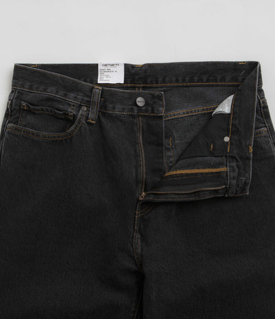 Carhartt Aaron Pants - Stone Washed Black