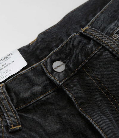 Carhartt Aaron Pants - Stone Washed Black