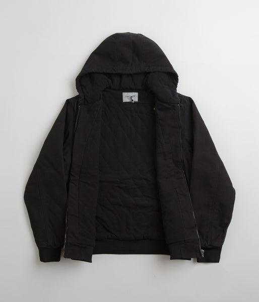 Carhartt Active Jacket - Black Heavy Stone Wash | Flatspot