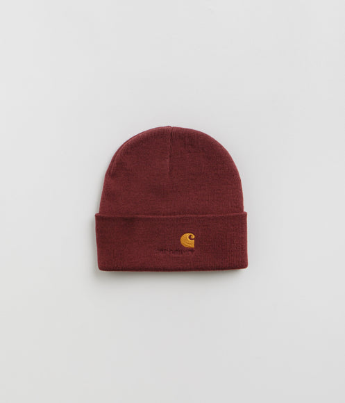 Carhartt American Script Beanie - Malbec