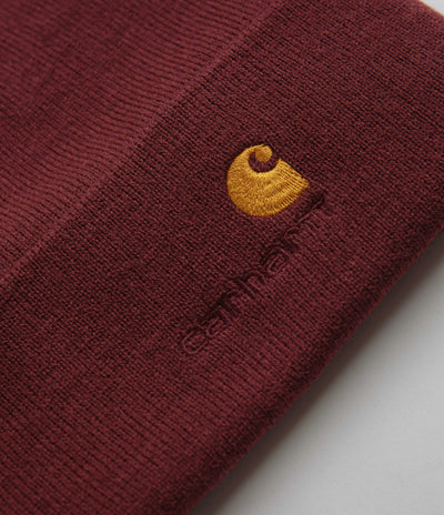 Carhartt American Script Beanie - Malbec