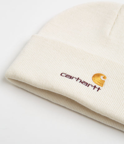 Carhartt American Script Beanie - Natural