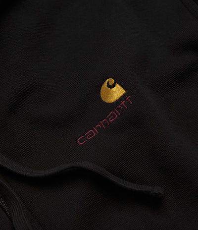 Carhartt American Script Hooded Jacket - Black