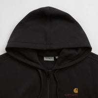 Carhartt American Script Hooded Jacket - Black thumbnail