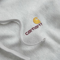 Carhartt American Script Hoodie - Ash Heather thumbnail