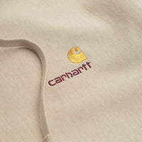 Carhartt American Script Hoodie - Fleur De Sel thumbnail