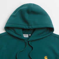 Carhartt American Script Hoodie - Malachite thumbnail