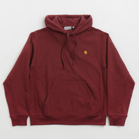 Carhartt American Script Hoodie - Malbec thumbnail