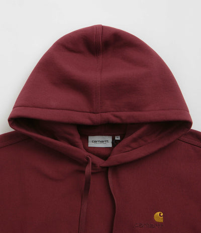 Carhartt American Script Hoodie - Malbec