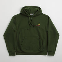 Carhartt American Script Hoodie - Tarragon thumbnail