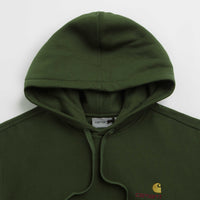 Carhartt American Script Hoodie - Tarragon thumbnail