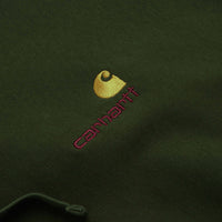 Carhartt American Script Hoodie - Tarragon thumbnail