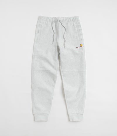 Carhartt American Script Sweatpants - Ash Heather