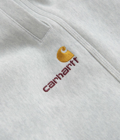 Carhartt American Script Sweatpants - Ash Heather