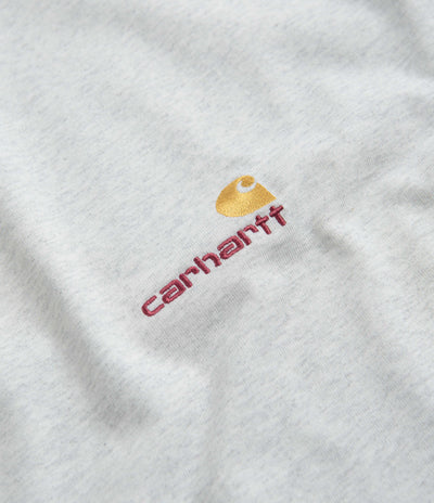 Carhartt American Script T-Shirt - Ash Heather