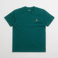 Carhartt American Script T-Shirt - Malachite thumbnail