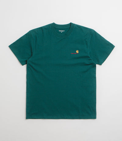 Carhartt American Script T-Shirt - Malachite